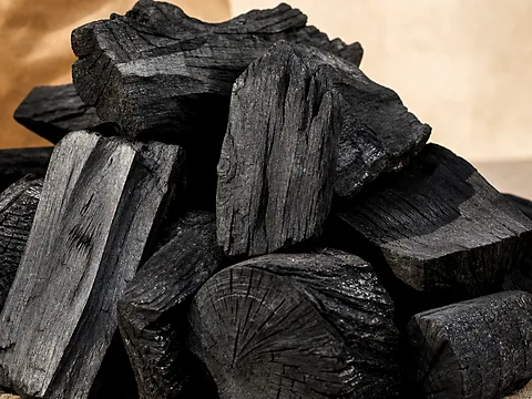 Древесный уголь берёзовый — структура древесины и кора